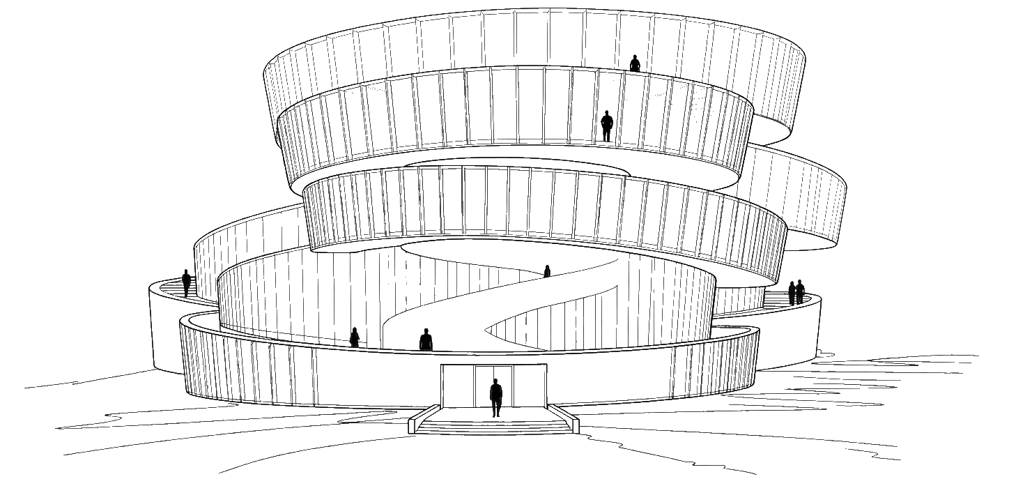 Background architectural illustration